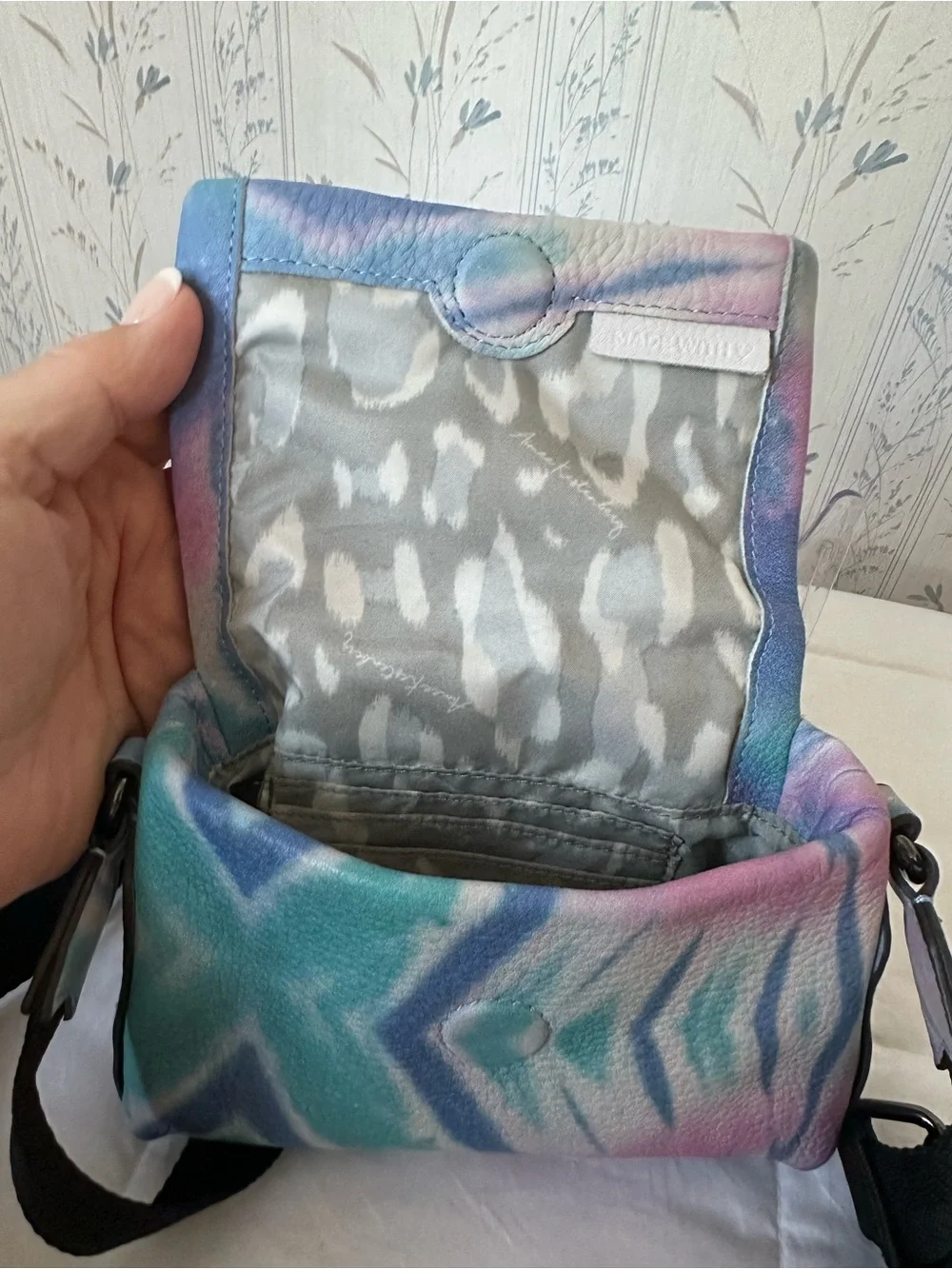 Aimee Kestenberg Leather Tie-Dye Mini Crossbody